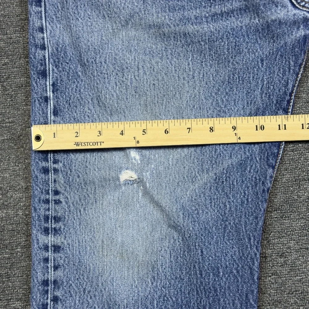 Levi's 501 Jeans Mens 38x30 Blue Denim Button Fly 2003 Y2K Made Guatemala